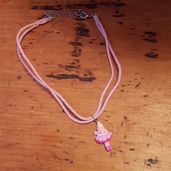 Pink kid necklace - Picture 2 of 3